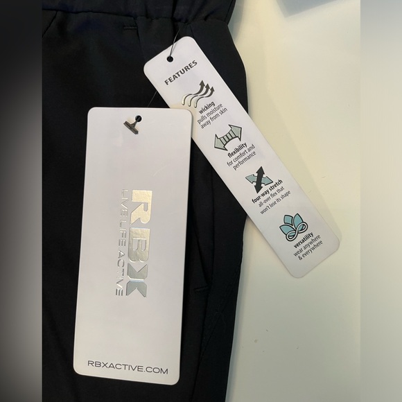 NWT RBX Live Life Active black athletic shorts size medium - Picture 2 of 4